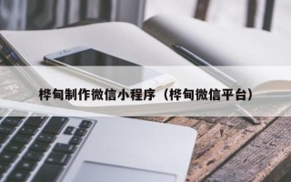 甘孜桦甸制作微信小程序（桦甸微信平台）